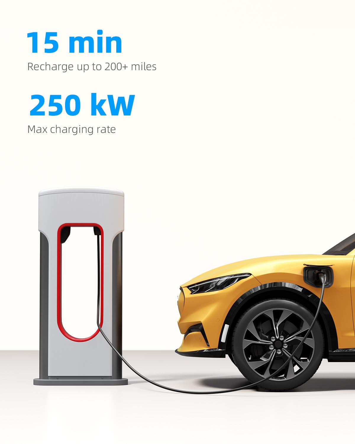 2025 Upgraded Tesla Supercharger to CCS1 Adapter - 500A 1000V Fast Charging Converter | NACS to CCS1 EV Charger Compatible with Rivian, Ford, GM Electric Vehicles | Perfect for Road Trips & Public Charging Stations