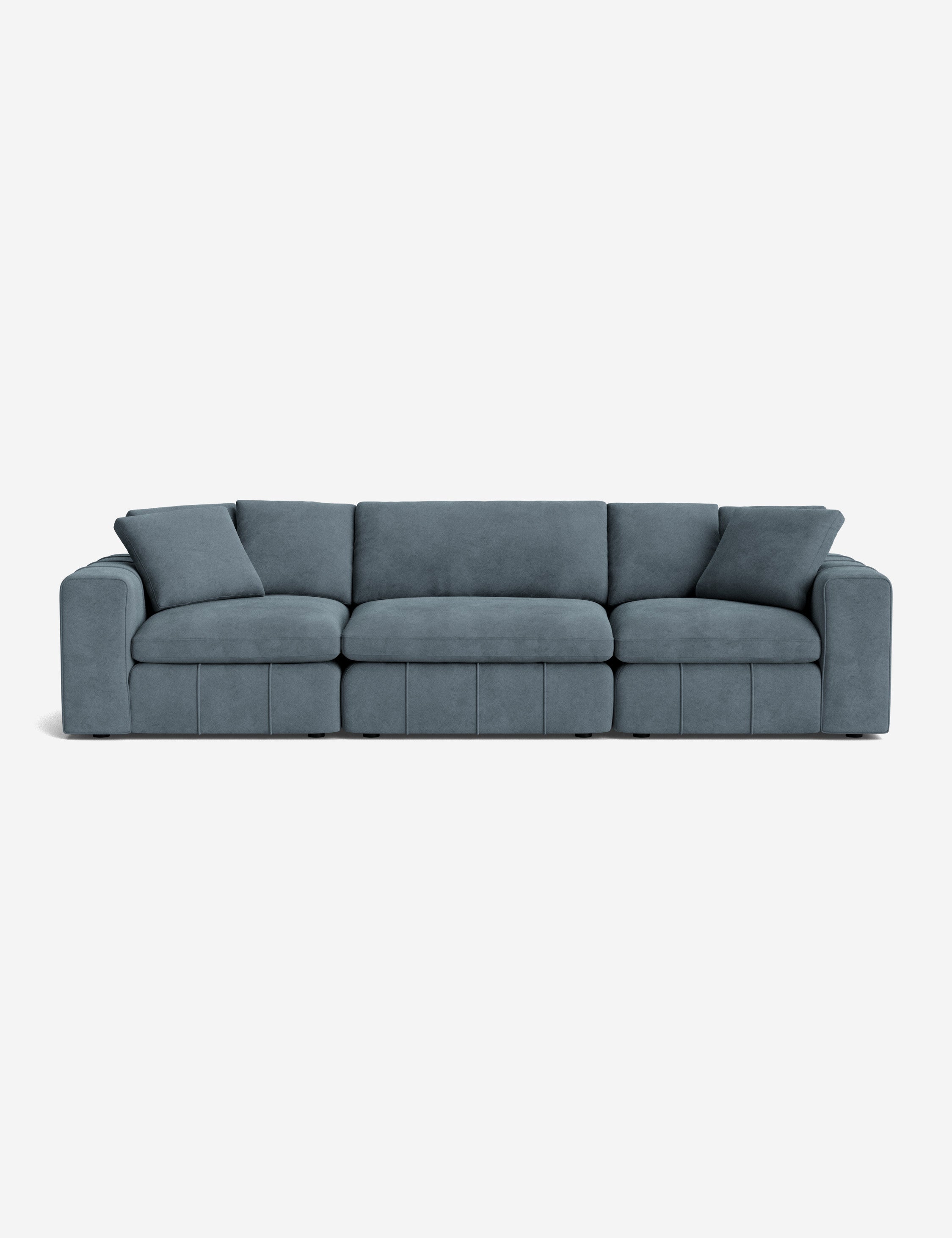 Modern Capella Sofa - Comfortable Fabric Sectional Couch for Living Room, Lounge & Family Room - Stylish Home Furniture for Relaxing & Entertaining