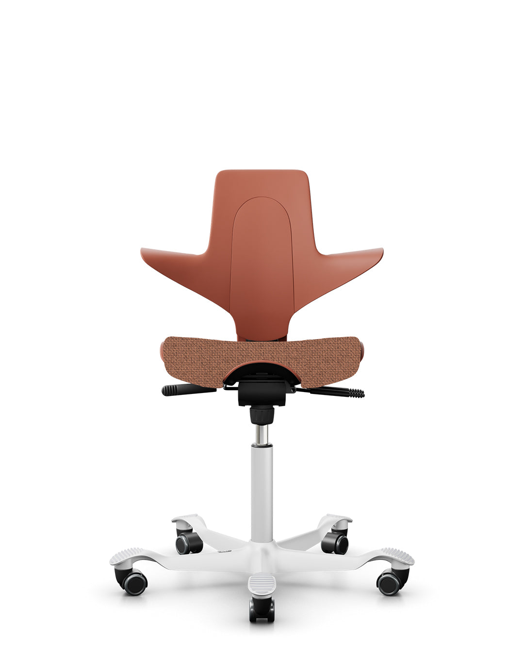HÅG Capisco Puls 8020 Ergonomic Office Chair - Rosehip CURA Collection | Adjustable Height & Seat | Home & Office Workspace Solution