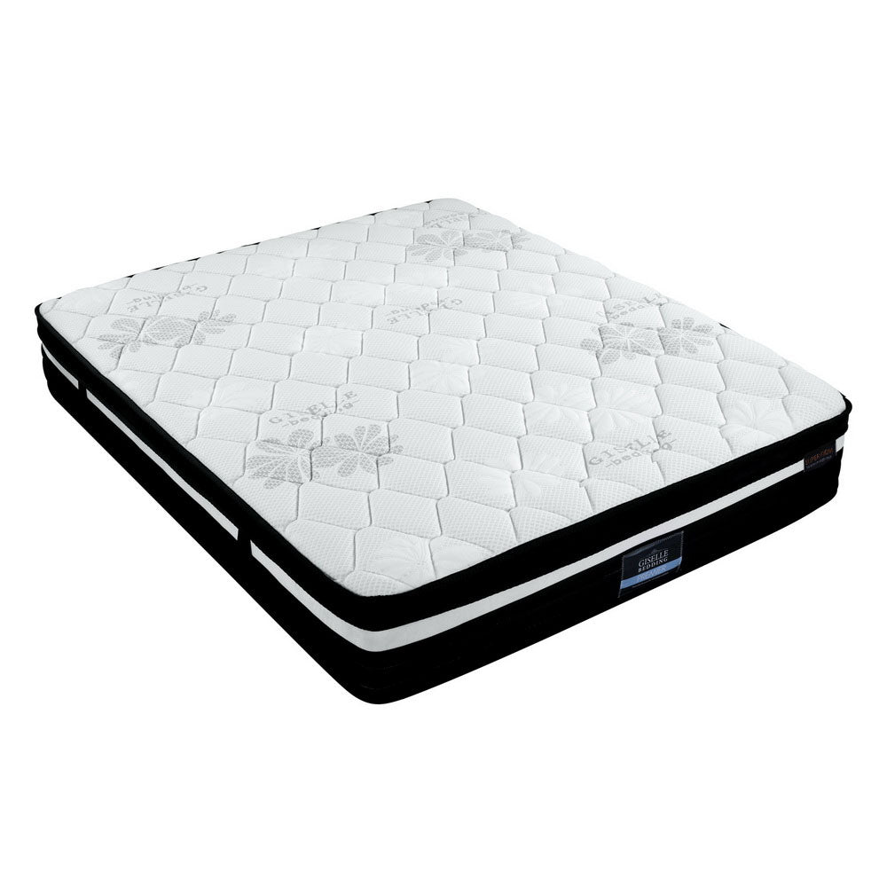 Extra Firm Regine Series Euro Top Mattress 28CM Thick King Size - Luxury Support for Back Pain Relief & Pressure Relief, Perfect for Master Bedroom, Guest Room & Hotel Use