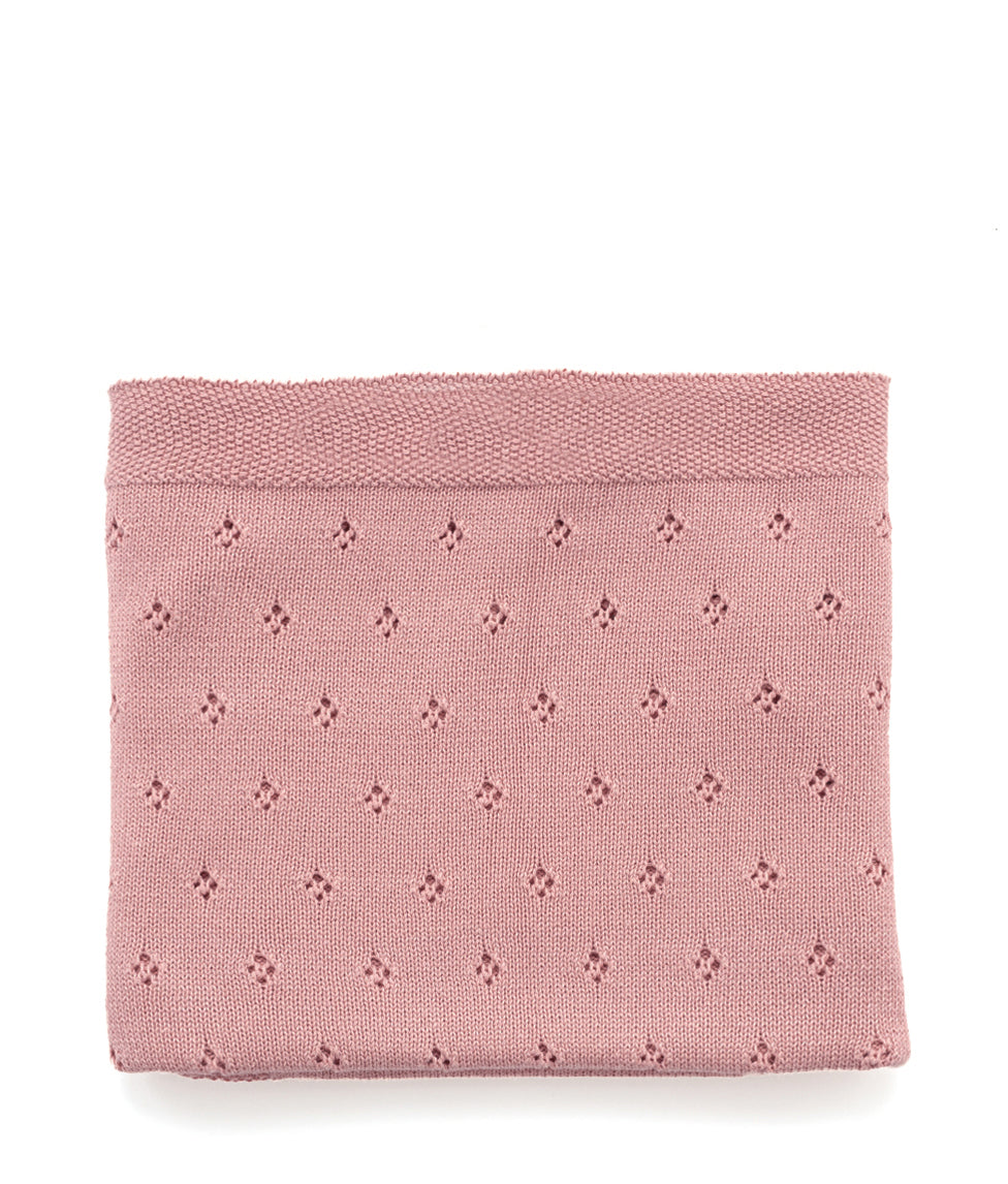 Personalized Baby Blanket - Soft Pointelle Pink Knit Blanket for Newborns & Infants - Perfect for Nursery, Gift Giving & Photo Shoots