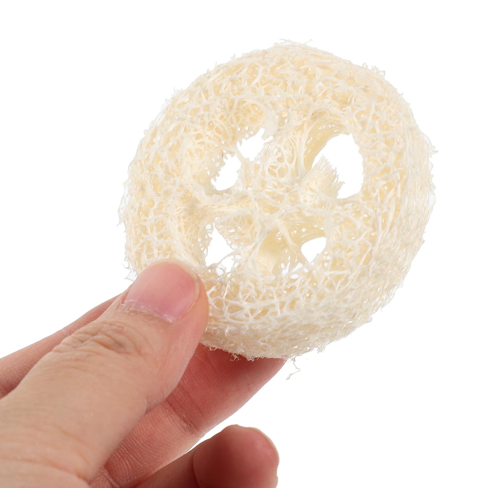Natural Loofah Chew Toys for Small Pets - Hamster, Rabbit, Chinchilla, Guinea Pig & Bird Chewing Toy - Safe Cage Shredder & Enrichment Activity for Rabbits, Parrots & Rodents (Random Color) - Perfect for Cage Play, Teeth Trimming & Stress Relief