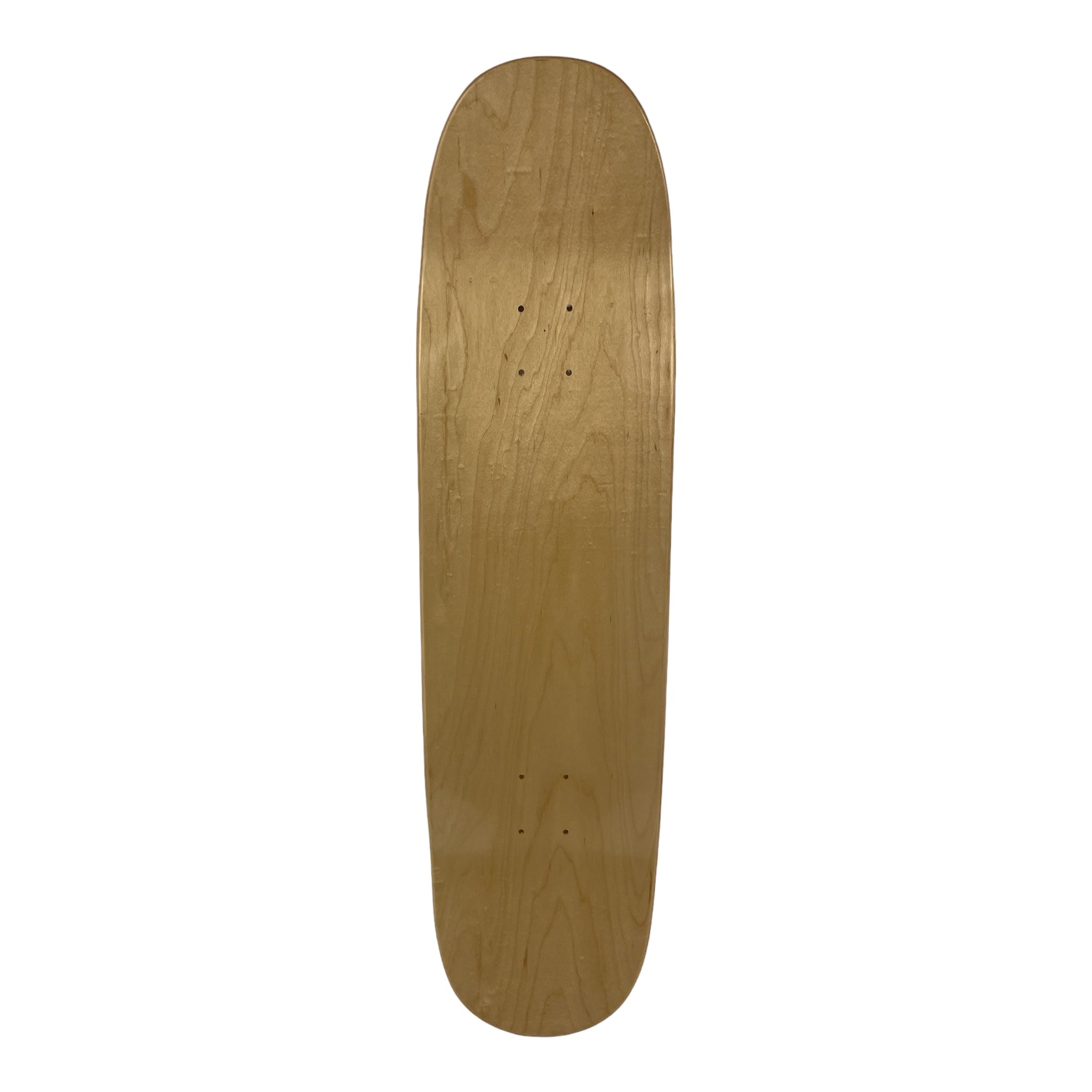 BLUNT Pool Shape Hardrock Skateboard Blank Natural 8.625