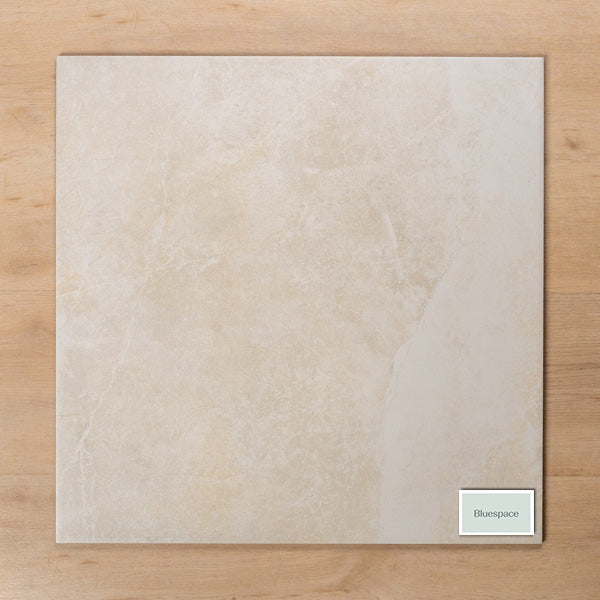 Premium Avalon White Matte P2 Porcelain Tile 600x600mm - Perfect for Bathroom, Kitchen & Living Room Flooring