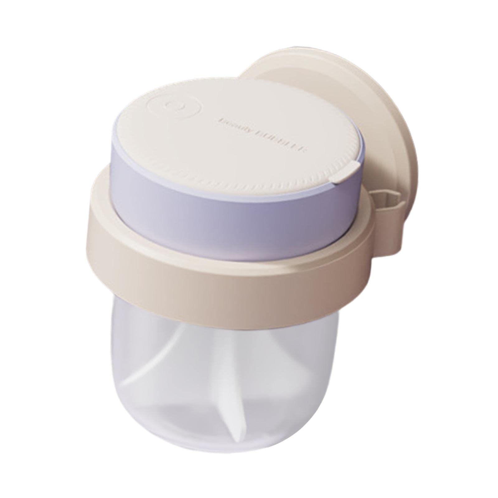 Electric Foam Facial Cleanser - Automatic Bubble Maker for Deep Skin Cleansing, Violet with Stand | Perfect for Daily Skincare Routine & Spa Treatments at Home