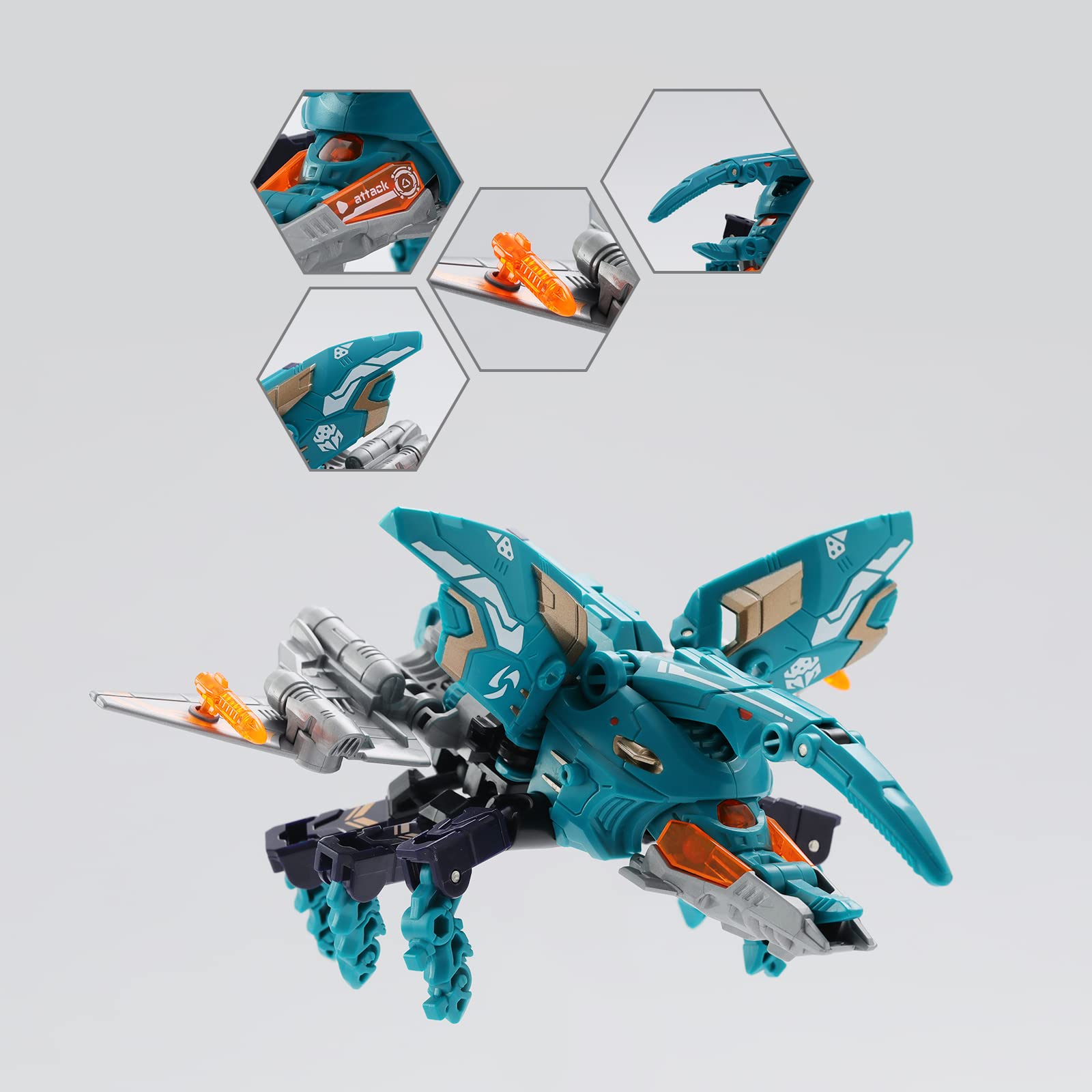 52TOYS BEASTBOX BB-40ZE Zephyr Transformable Robot Action Figure - Convertible Mecha & Cube Collectible Toy for Teens & Adults | Perfect Birthday Gift for Anime Fans & STEM Enthusiasts | Great for Display, Play & STEM Learning Activities