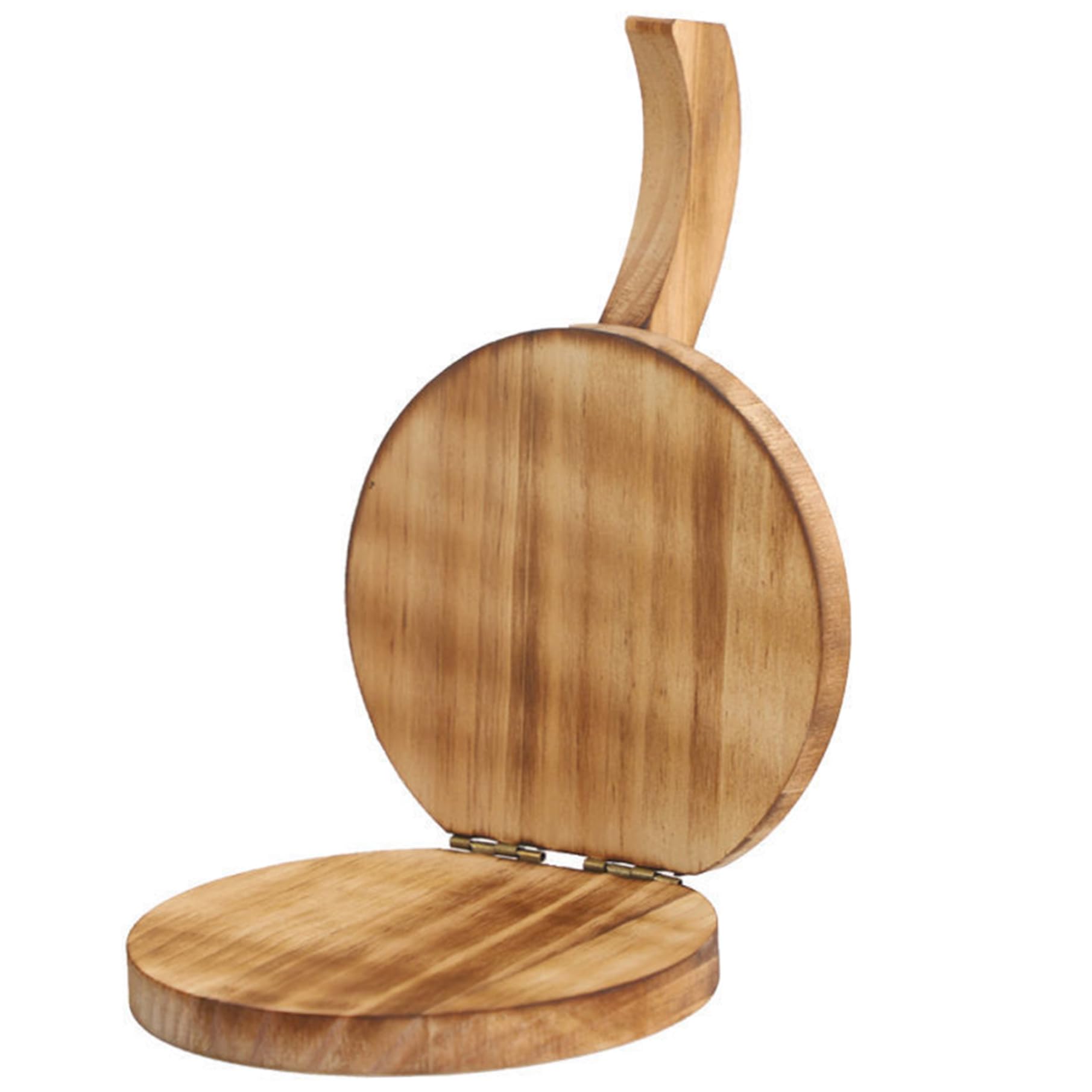 5.5 Inch Wooden Tortilla Press - Handmade Flour Tortilla Maker with Comfortable Handle for Easy Dough Pressing - Perfect for Homemade Tacos, Quesadillas & Mexican Cuisine