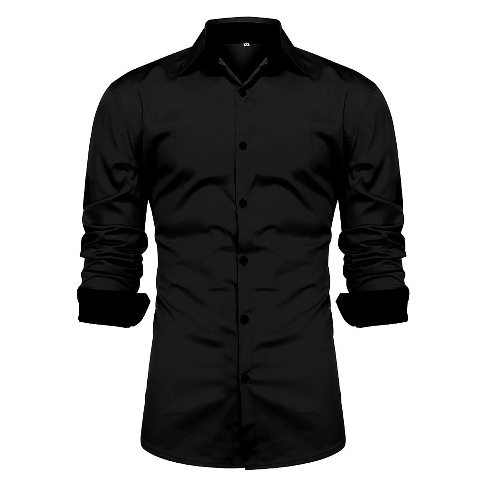 Men's Casual Button Down Dress Shirts - Long Sleeve Regular Fit Oxford Business Shirts for Work & Western Style | Perfect for Office, Weddings & Formal Events