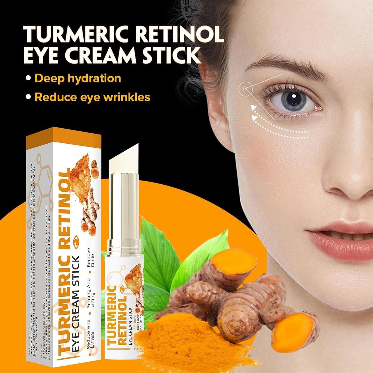 Lumibalm Under Eye Cream - Dark Circle & Puffiness Treatment for Bags, Fine Lines - Anti-Aging Eye Balm (2 Pack) | Perfect for Morning Routine & Night Care