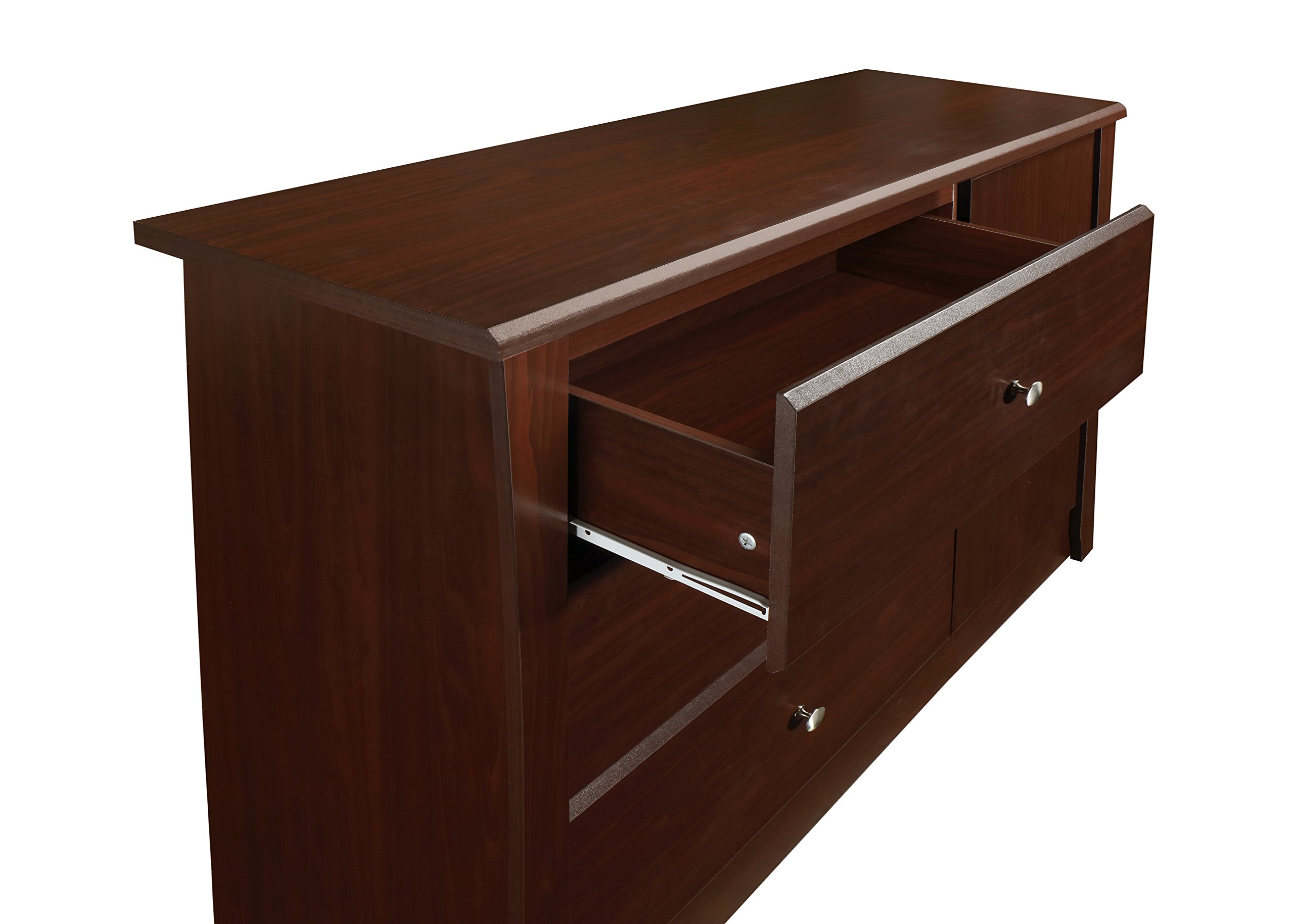 Storkcraft Crescent 3-Drawer Dresser in Espresso Finish - Baby & Kids Nursery Storage Organizer, Universal Design Chest with Drawers for Bedroom, Perfect for Toddler Room Organization and Clothes Storage