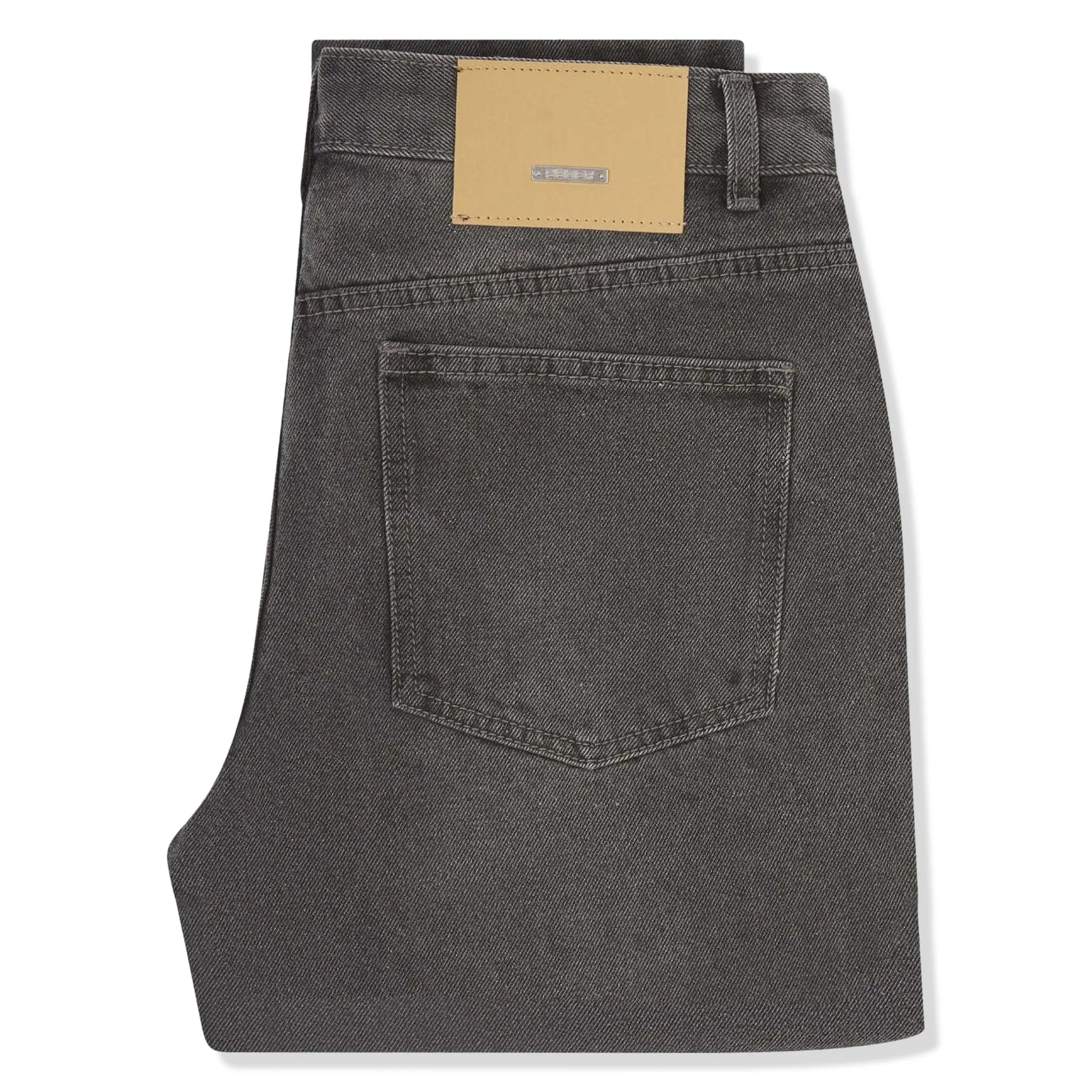 Belier Straight Leg Jeans for Women - Classic Washed Grey Denim Pants | Comfortable & Stylish for Casual Wear, Office, and Date Nights