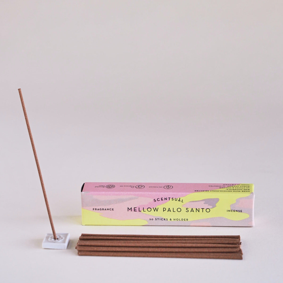 Palo Santo Incense Sticks - Natural Sacred Wood for Meditation, Yoga & Aromatherapy - Handcrafted Spiritual Smudging Sticks for Relaxation, Stress Relief & Positive Energy