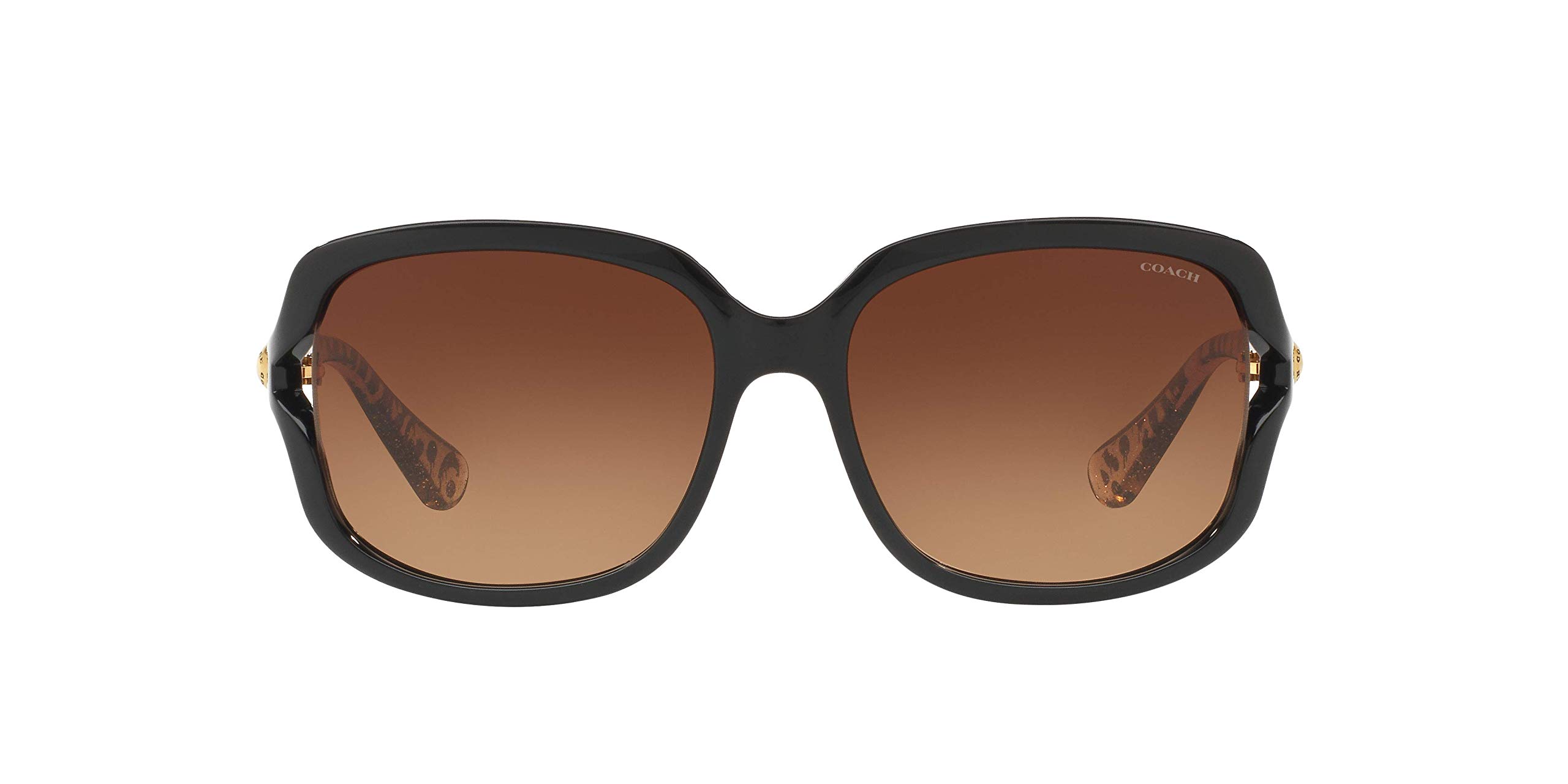 Coach Women's HC8169 Square Sunglasses - UV Protection, Polarized Lenses, Stylish & Lightweight for Outdoor Activities, Driving, and Fashion Accessories