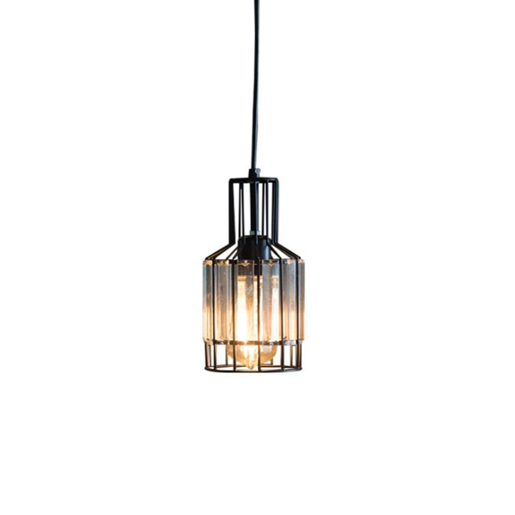 Nordic Crystal Pendant Light Chandelier - Modern Iron Art Hanging Lamp for Dining Room, Living Room, Bedroom, Bar & Hallway | Elegant Lighting Fixture for Home Decor & Interior Design (Color: A)