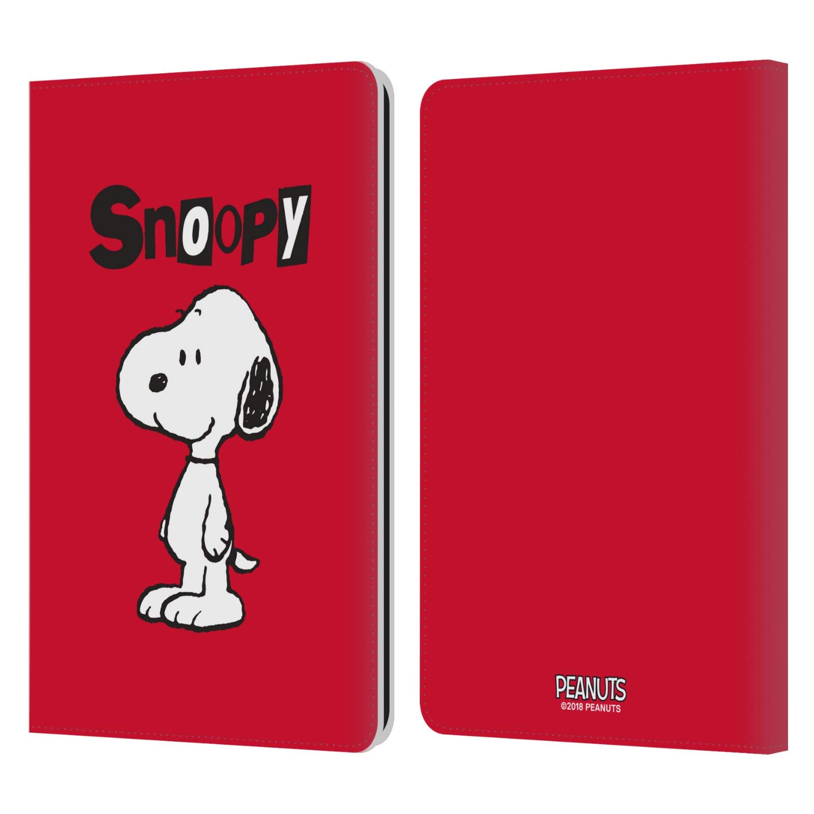 Officially Licensed Peanuts Snoopy Leather Book Wallet Case for Kindle Paperwhite 1/2/3 - Premium Protective Cover for Reading & Travel