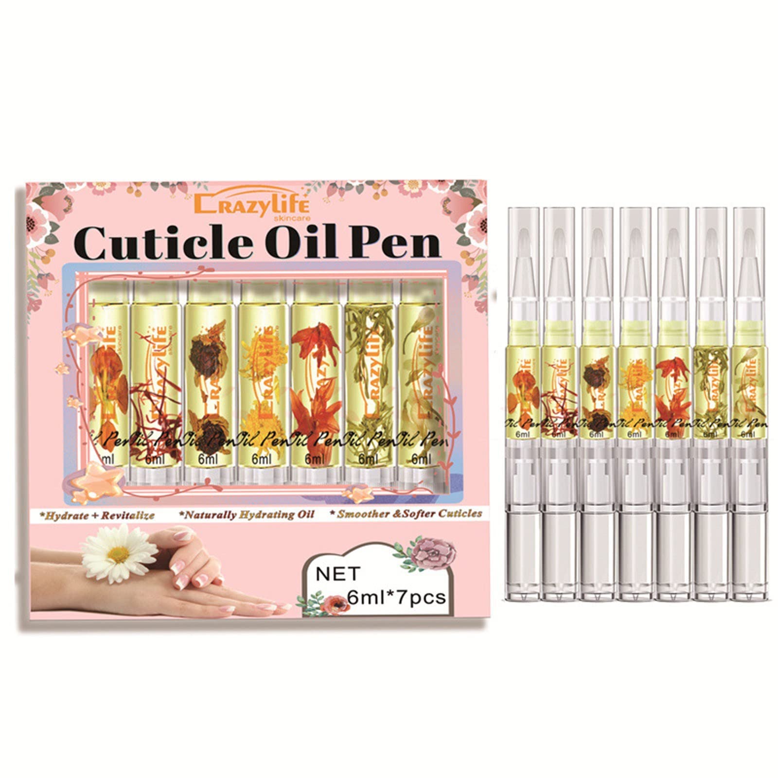 Nail Repair Pen for Toenails & Fingernails | 6ml Fast Healing Nail Care Support | Automatic Nail Strengthener for Soft Baby Feet | Perfect for Pedicures, Manicures & At-Home Nail Care
