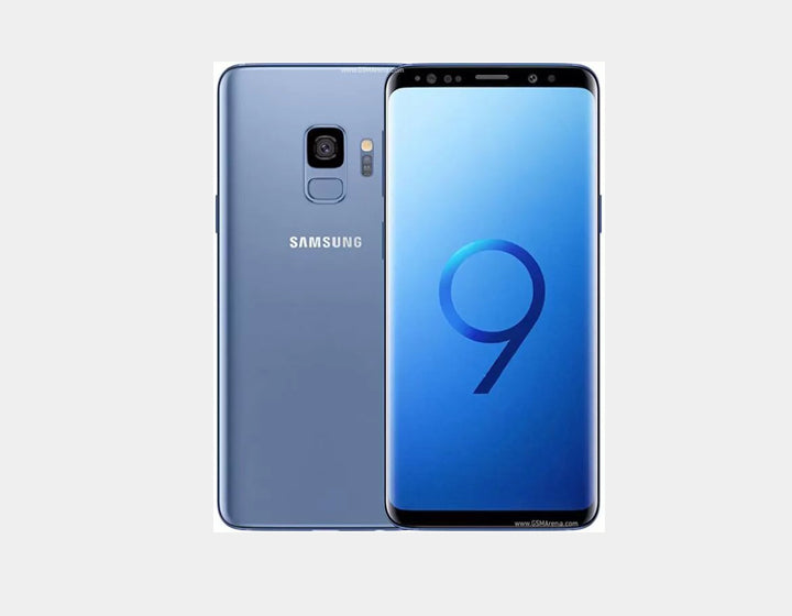 Samsung Galaxy S9 G960F 64GB GSM Unlocked Smartphone - 4GB RAM, Dual SIM, 12MP Camera, Blue | Perfect for Travel, Business & Streaming