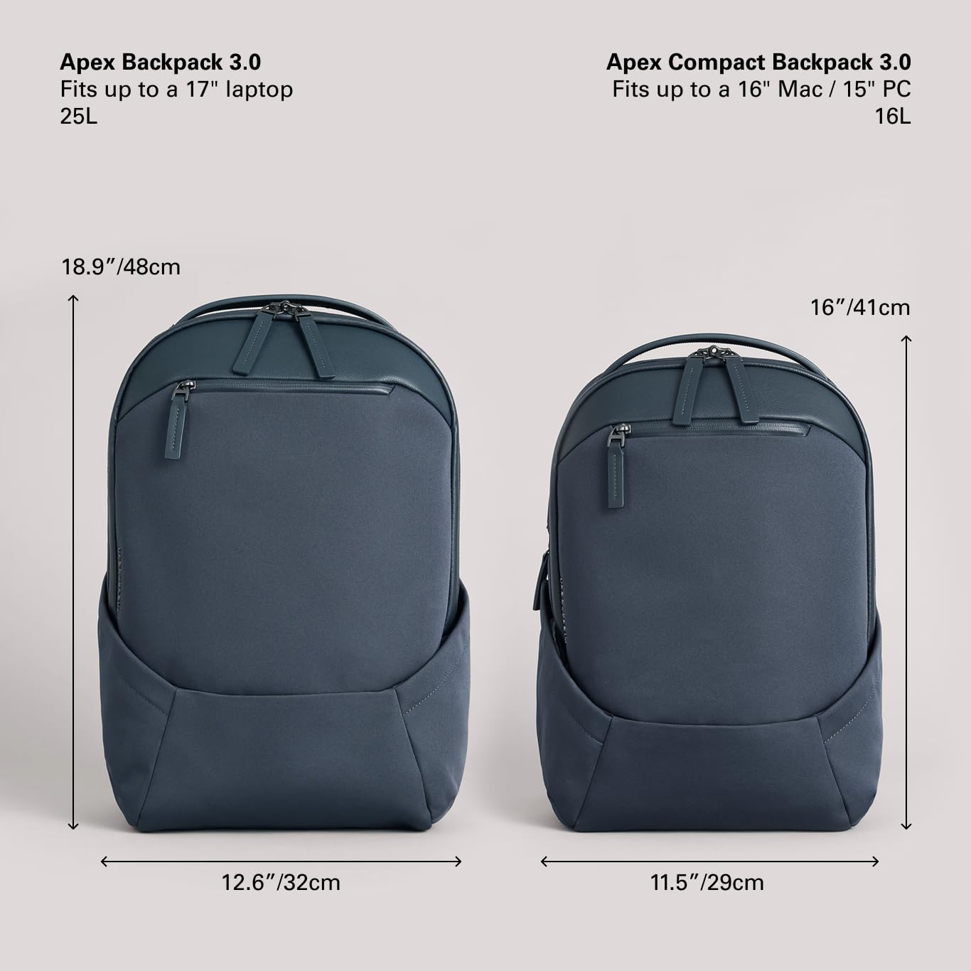 Troubadour Apex Compact Backpack 3.0 - Waterproof Laptop Backpack for 16