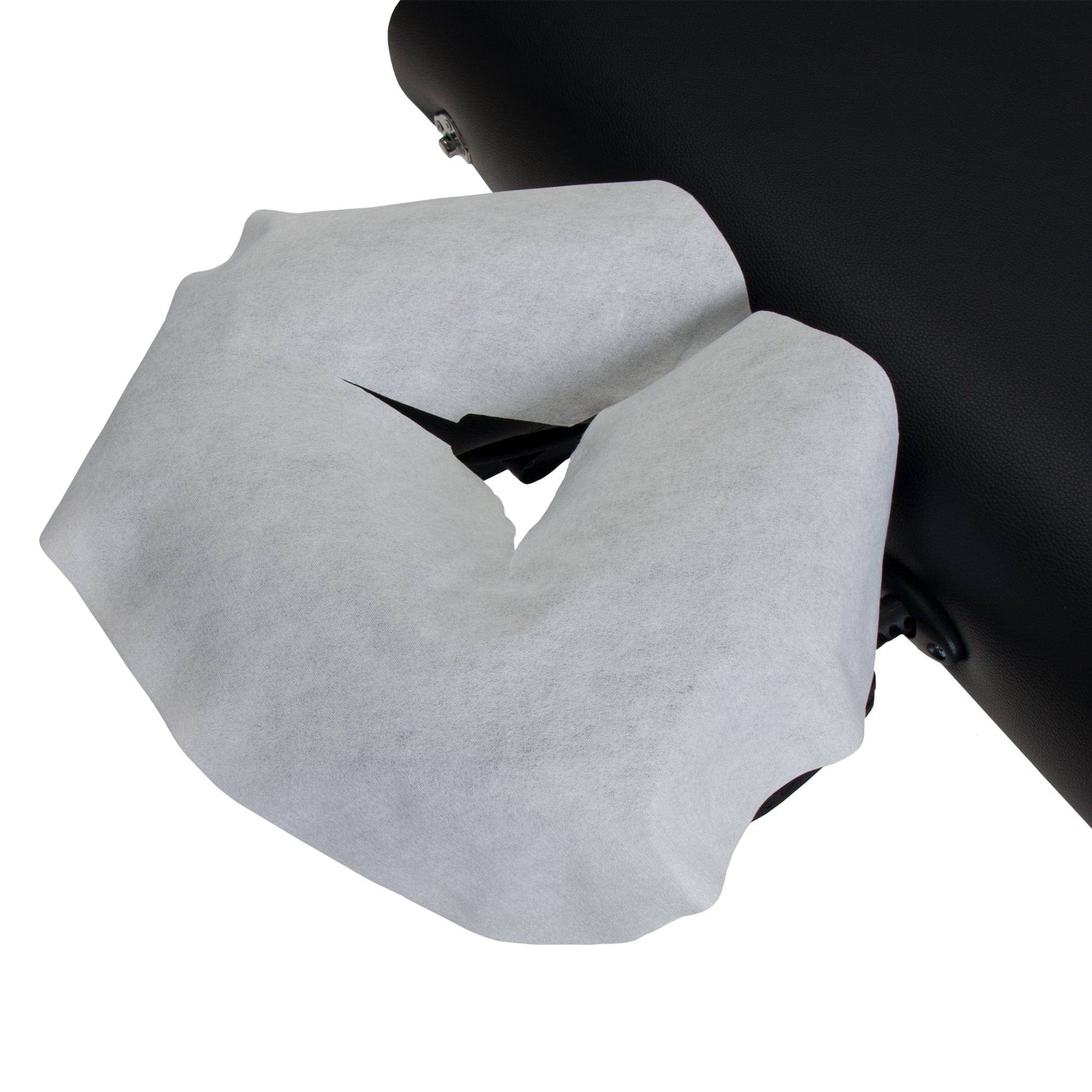 Disposable Flat Face Pillow Covers - Soft & Hygienic for Travel, Spa, and Home Use