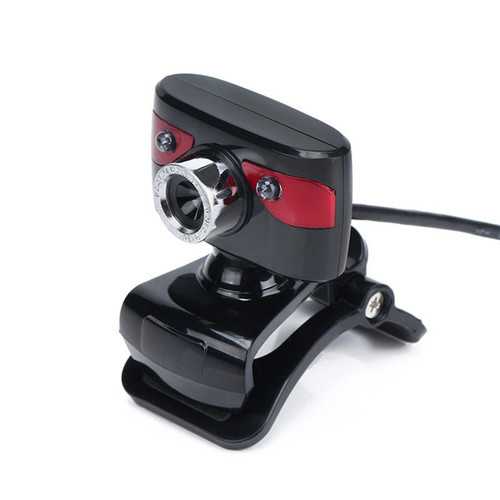 A886 360° Rotating HD Webcam with 12MP Resolution & Dual LED Lights for PC/Laptop - Perfect for Video Conferencing, Online Classes, and Live Streaming