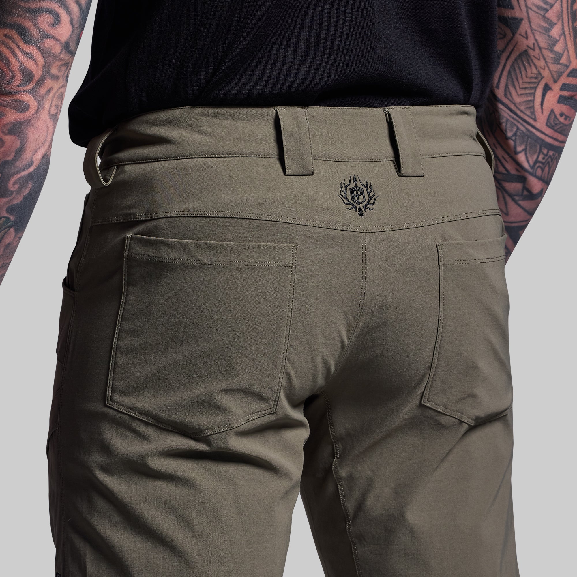 Men's Outdoor Tactical Pants - Durable OD Green Hiking & Work Pants for Camping, Hunting & Adventure Activities