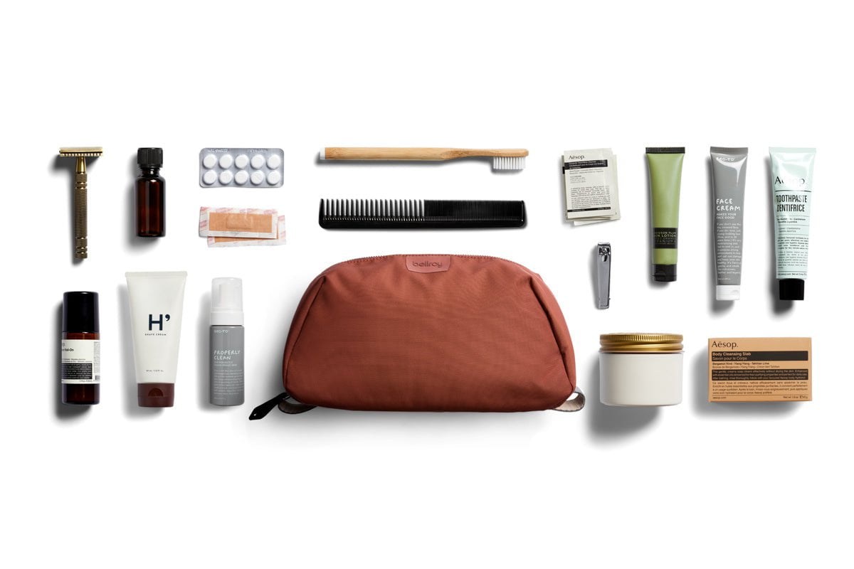 Bellroy Premium Travel Toiletry Kit - Water-Resistant Organizer for Men & Women - Perfect for Airplane, Gym, Camping & Business Trips