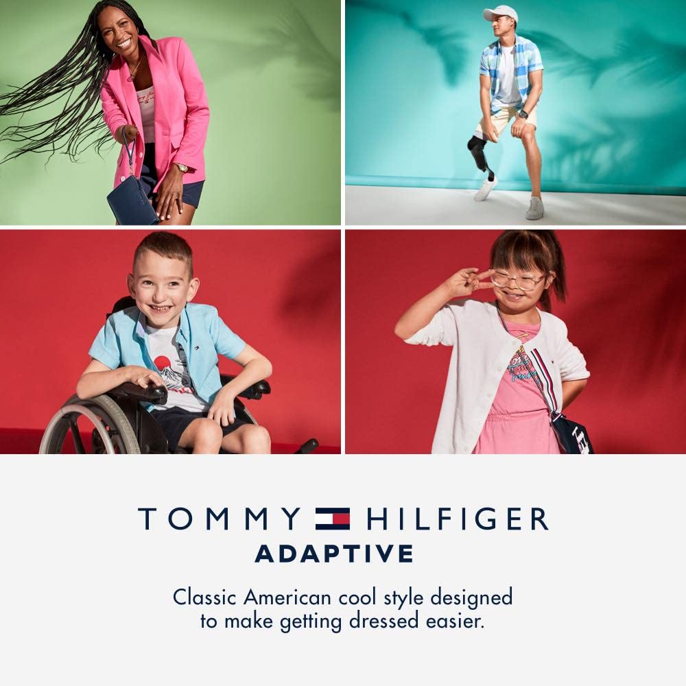 Adaptive Signature T-Shirt with Velcro® Brand Shoulder Closure - Comfortable & Stylish for Casual Wear, Workouts, and Everyday Outfits