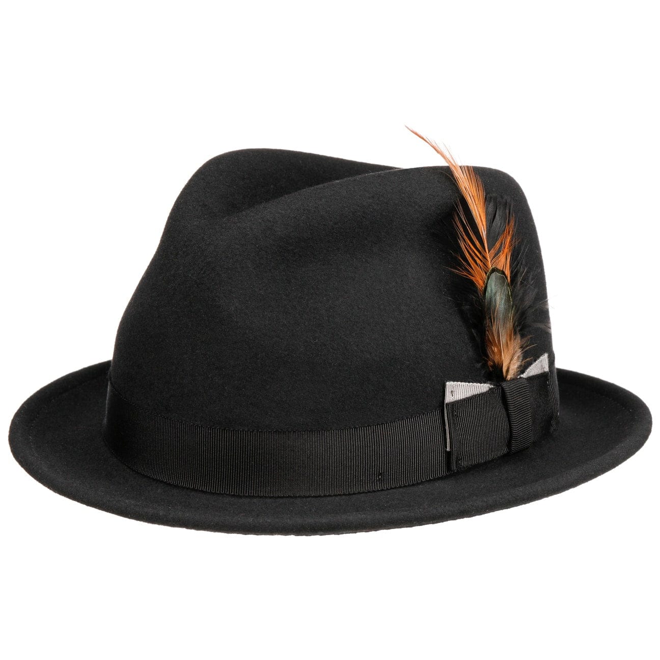 JJ Hats Player Lite Felt - Premium Wool Felt Fedora Hat for Men & Women | Perfect for Outdoor Activities, Casual Wear & Special Occasions