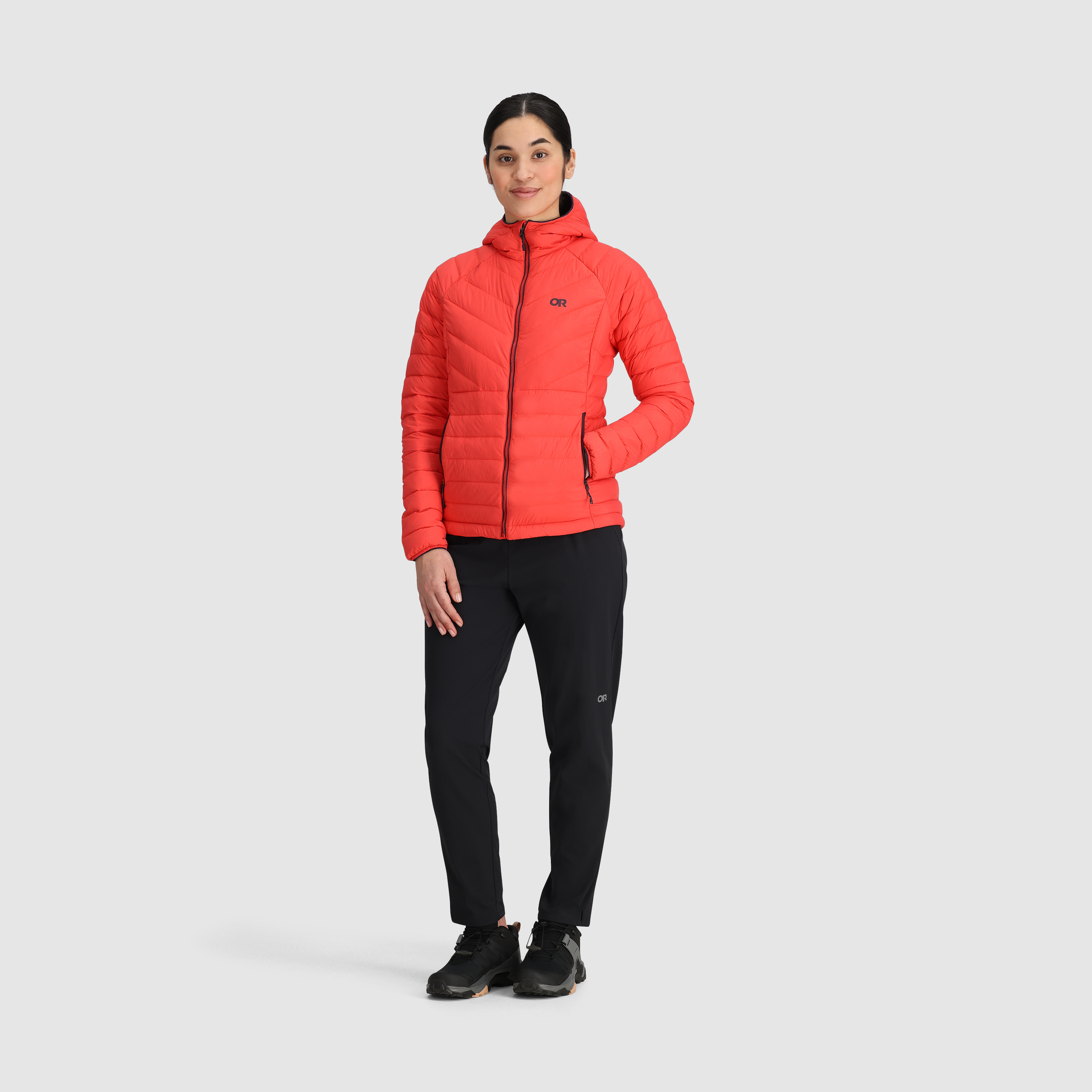 Women's Transcendent Down Hoodie - Lightweight Warm Winter Jacket for Outdoor Activities & Travel