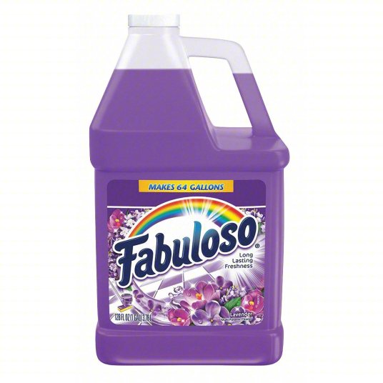 Fabuloso All Purpose Concentrated Cleaner - Lavender Scent, 1 Gallon (4 Pack) | Multi-Surface Disinfectant for Kitchen, Bathroom, Floors & More