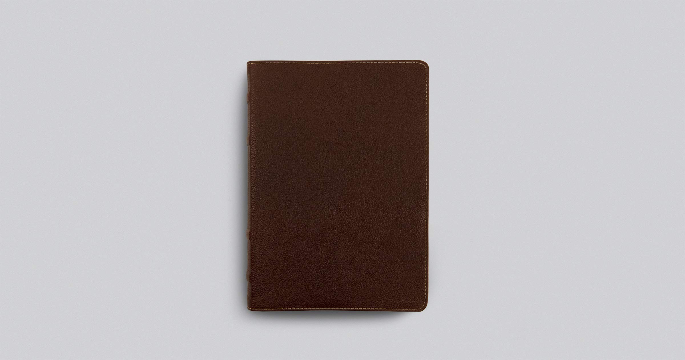 ESV Study Bible - Genuine Cowhide Leather, Deep Brown - Premium Bible for Personal Devotion, Bible Study & Church Services