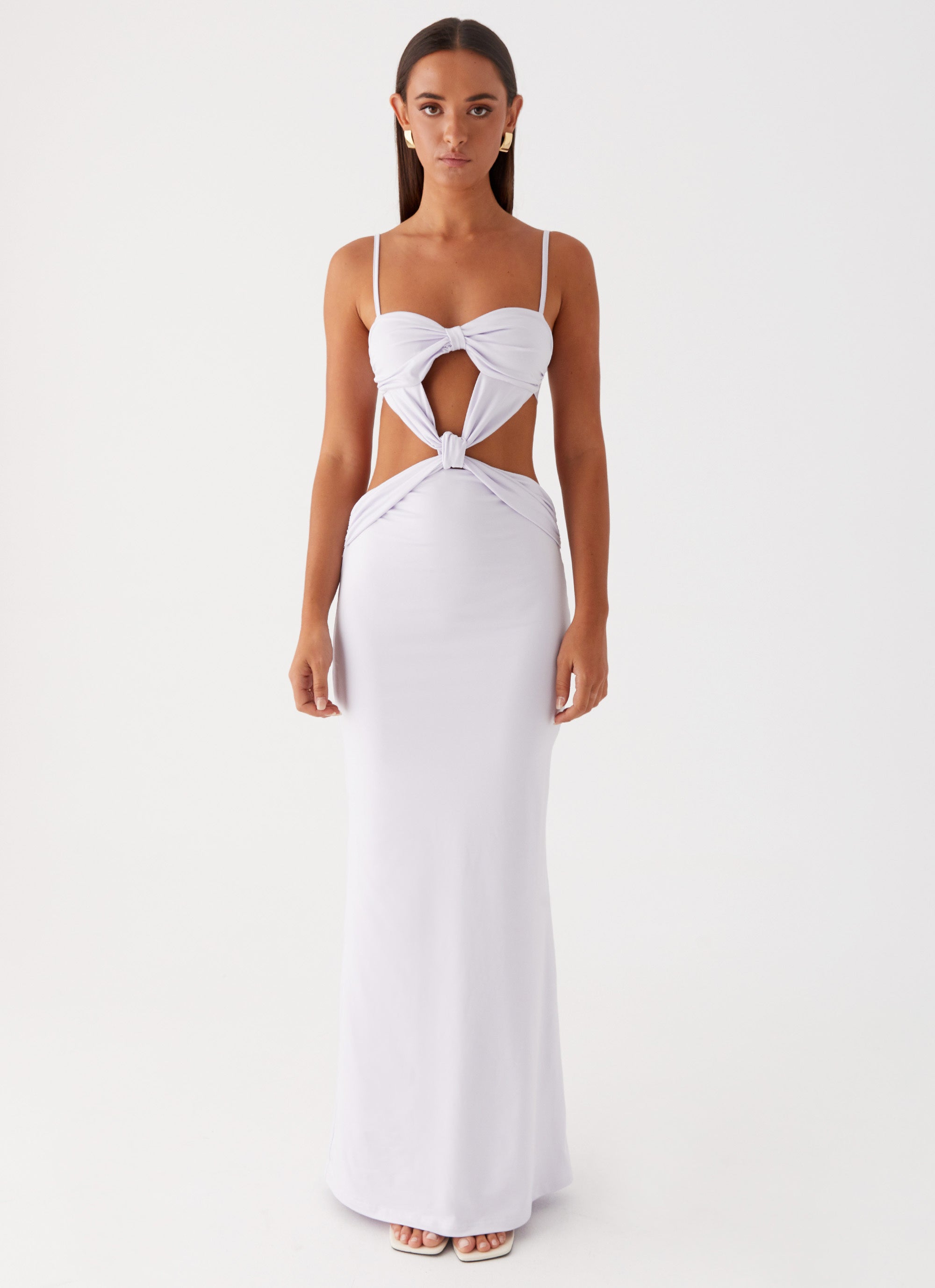 Heart And Soul Maxi Dress - Elegant Lavender Flowy Long Dress for Women | Perfect for Beach, Wedding & Summer Outfits
