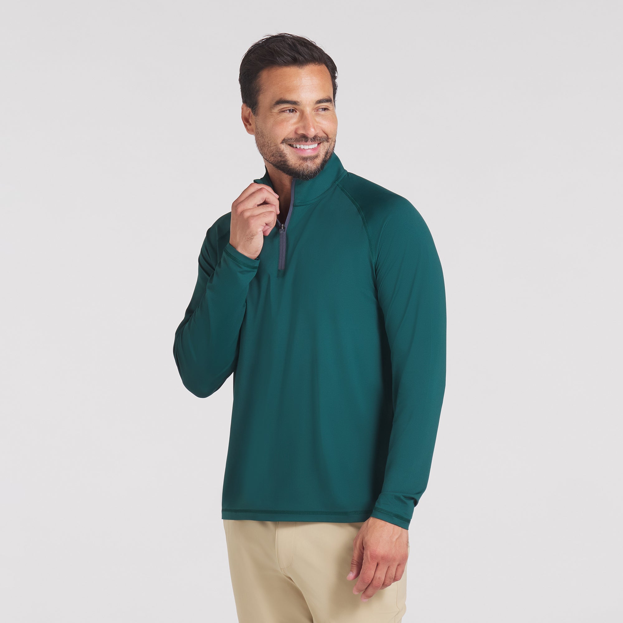 YouV Brrr Golf 1/4 Zip Pullover - Lightweight Performance Quarter-Zip Golf Shirt for Men - Perfect for Golfing, Running & Outdoor Activities