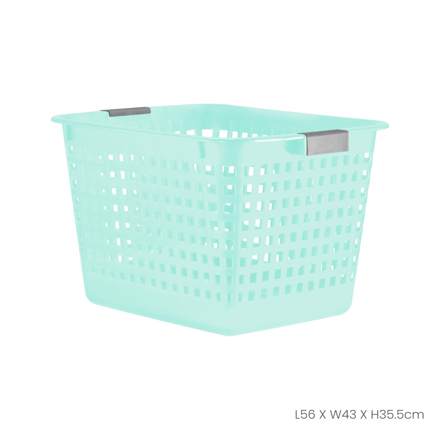 PON PON Laundry Basket (4316) - Foldable Clothes Hamper with Handles for Bedroom, Bathroom & Dorm Organization - Perfect for Laundry Room Storage & Clothes Sorting