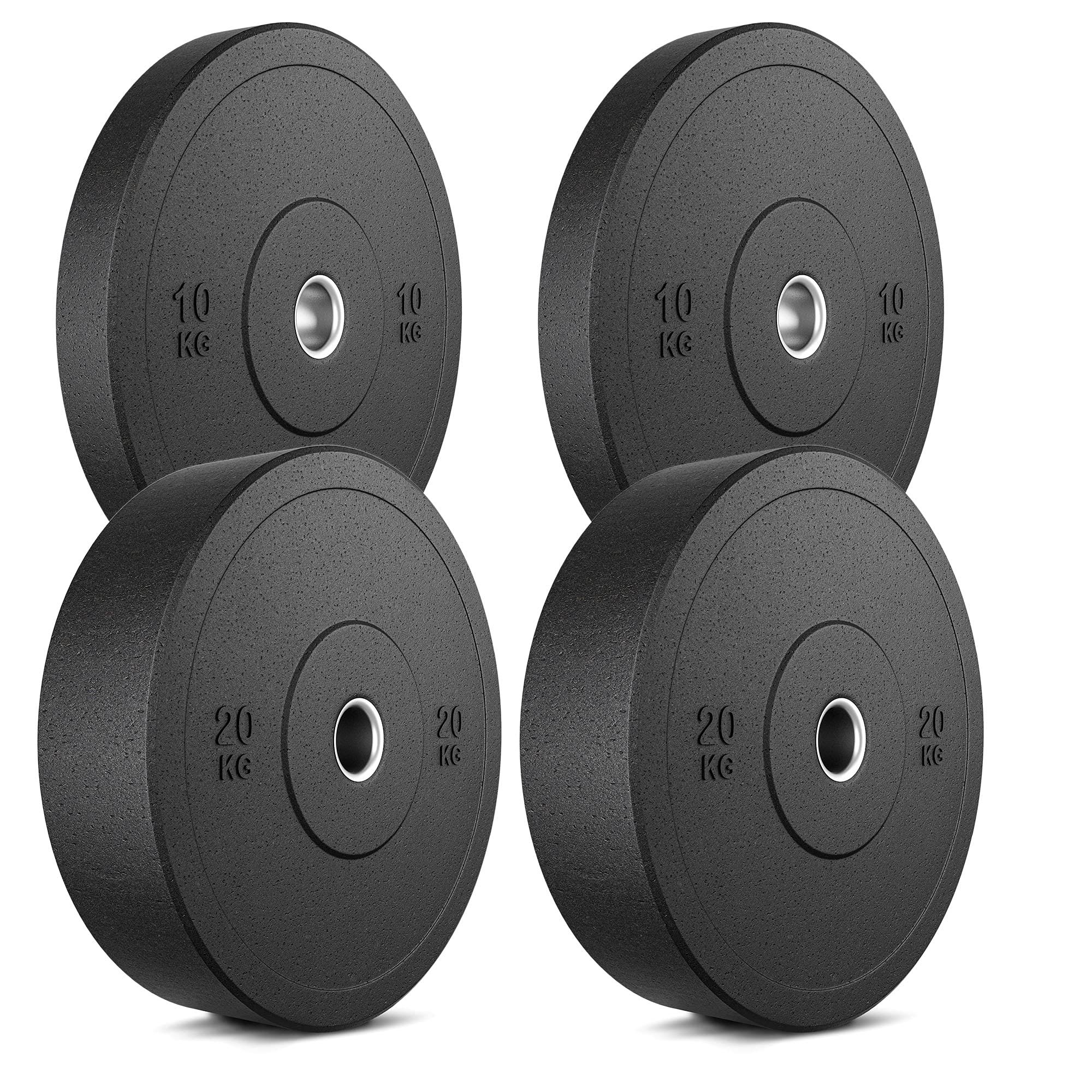 Marbo Sport Premium Rubber Bumper Plates Weight Set – 30kg & 60kg Options – Durable Gym Equipment for CrossFit & Weightlifting – Made in EU | Perfect for Home Gyms & Professional Training