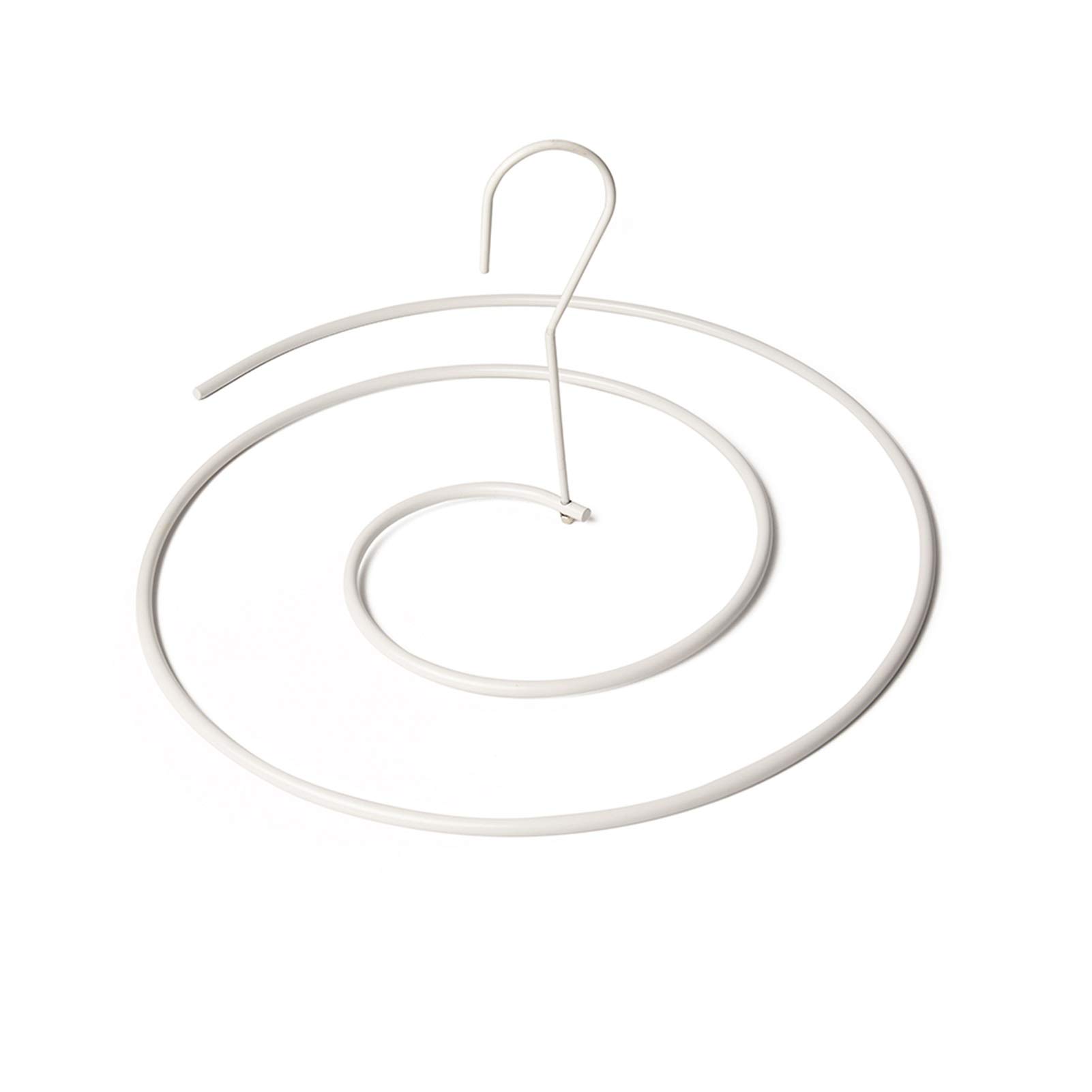 YUMEIGE 360° Rotatable Spiral Clothes Drying Rack - Heavy Duty Laundry Hanger for Quilts, Bed Sheets & Large Fabrics - Space Saving Household Organizer (White, 2-Pack) - Perfect for Small Spaces & Apartment Living