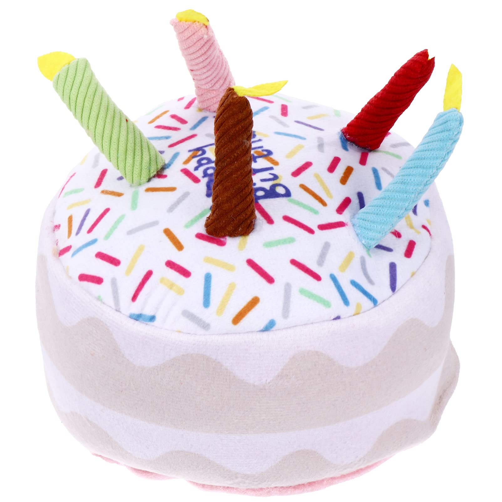 POPETPOP Pet Birthday Toy - Plush Puppy Chew Toy & Snuffle Pad for Dogs, Interactive Dog Treats & Grinding Toy, Perfect Gift for Puppy Playtime, Training, and Birthday Celebrations