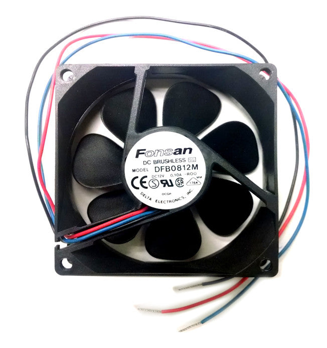 Fonsan Delta 80x80x25mm Medium Speed 12V DC Cooling Fan - High Performance Computer Case Fan for PC, Server, Cabinet & Electronic Equipment Cooling