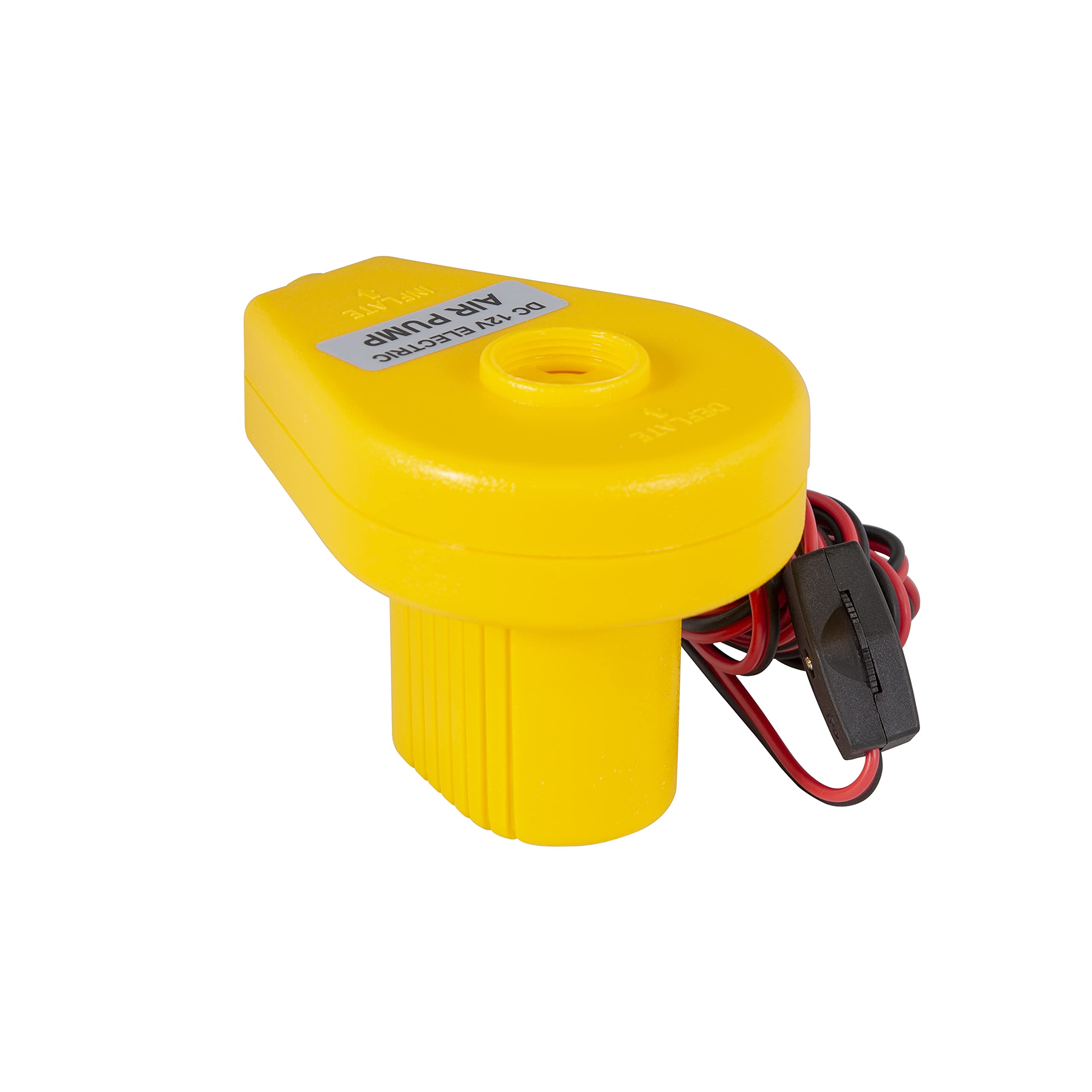 Stansport 12 Volt Electric Air Pump (440) - Fast Inflation for Tires, Air Mattresses & Inflatables | Portable Car & RV Accessory | Camping, Travel & Emergency Use