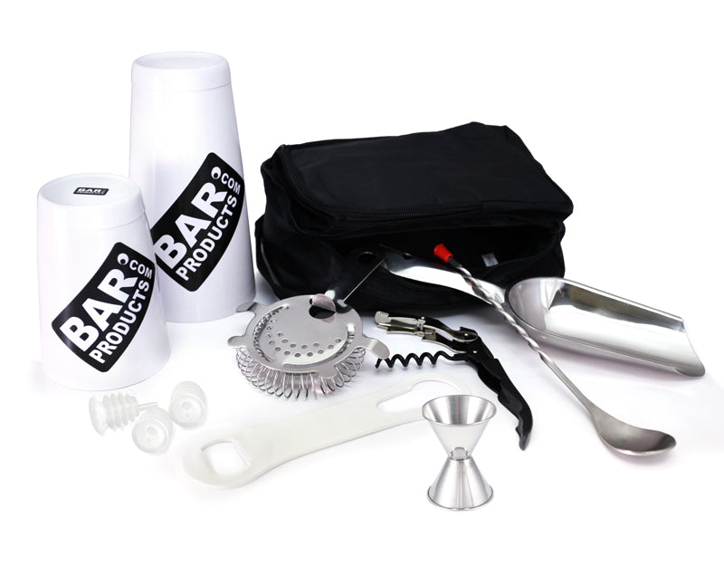 Professional Bartender Tote Bag - Complete Bar Accessories Organizer for Cocktail Mixing Tools & Bottles | Perfect for Home Bars, Parties & Bartending Classes