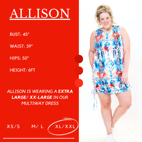 Multiway Convertible Dress | Desert Dream Style - Perfect for Beach Vacations, Weddings & Summer Outfits
