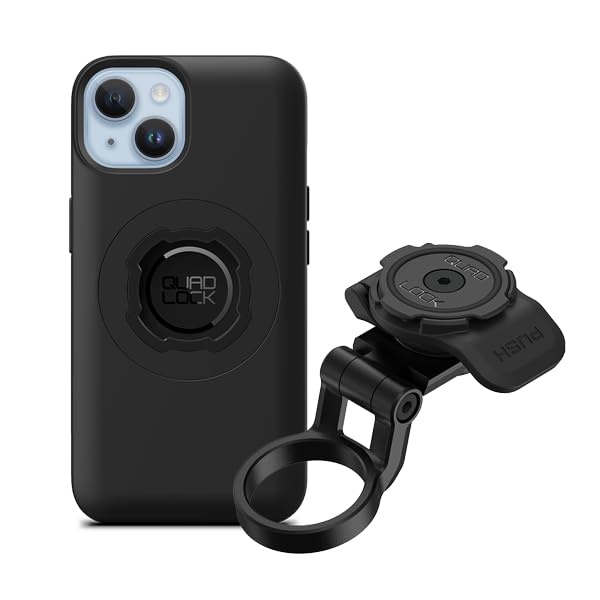 Quad Lock Adjustable Stem Cap Bike Mount Kit - Compatible with iPhone 14 MAG Case | Secure Phone Holder for Cycling, Commuting & Outdoor Adventures