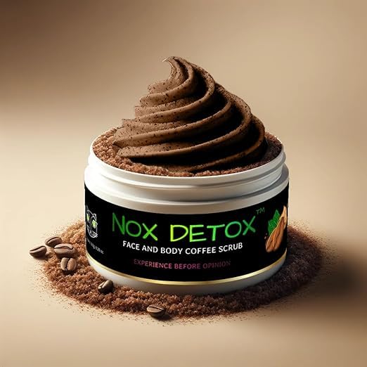 Organic Coffee Scrub for Face & Body - Exfoliating & Moisturizing Skincare for Men & Women - Perfect for Acne, Cellulite & Dry Skin Treatment - Spa & Home Use
