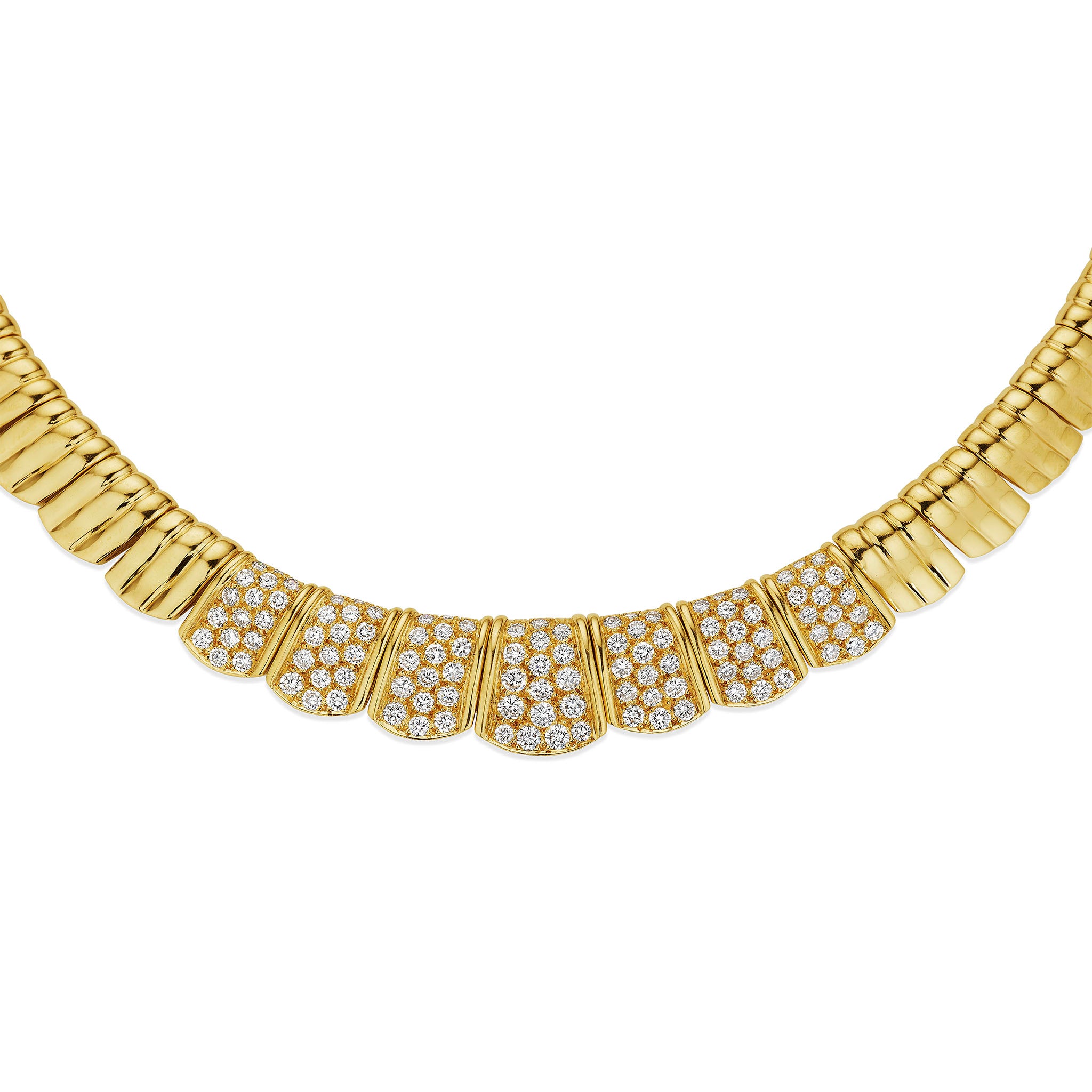 Van Cleef & Arpels Paris 18K Gold Diamond Necklace for Women - Luxury Jewelry Gift for Anniversary, Wedding & Special Occasions