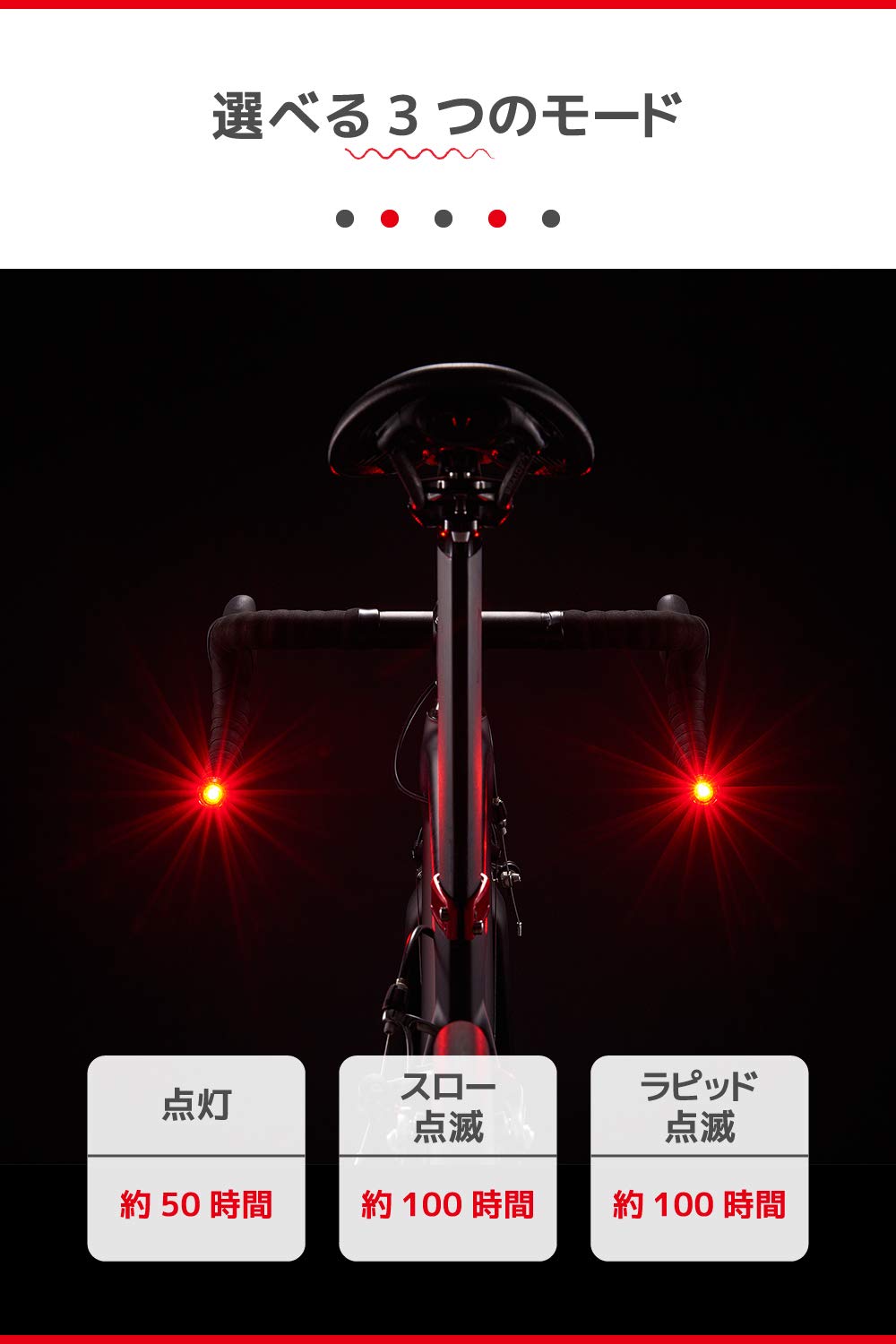 CatEye Black Orb Bicycle Bar End Lights Set - High Visibility LED Safety Lights for Night Riding, Cycling Accessories for Road & Mountain Bikes - Perfect for Commuting & Urban Cycling