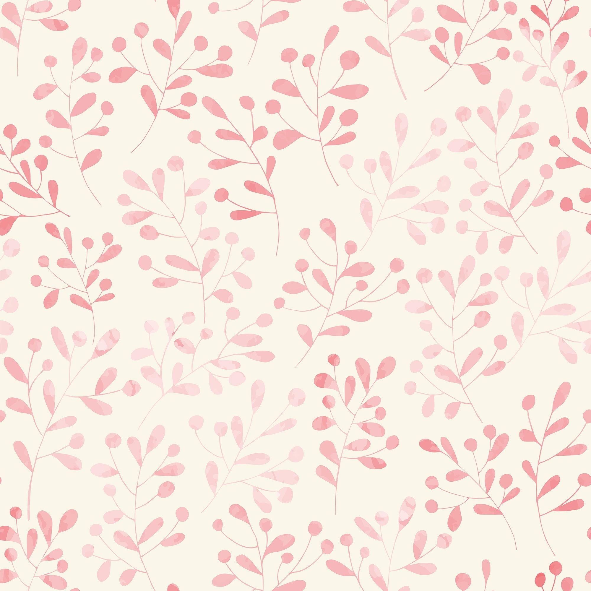 Waterproof Pink Bathroom Wallpaper Sample - Floral & Similar Tones 003 | Peel & Stick Removable Wall Decor for Bath, Powder Room & Vanity Areas