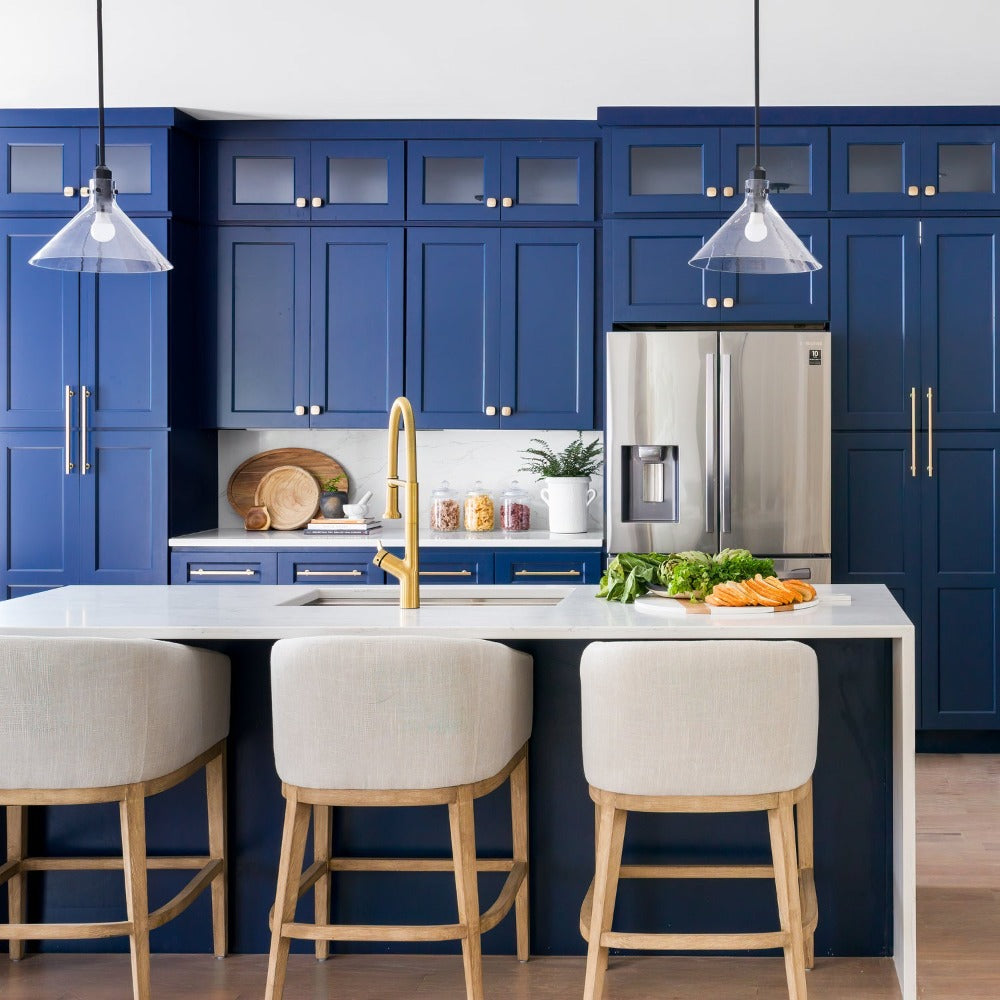 Baxter 1 Light Pendant - Modern Single Bulb Hanging Light Fixture for Kitchen Island, Dining Room & Bedroom Lighting | Adjustable Height & Stylish Design