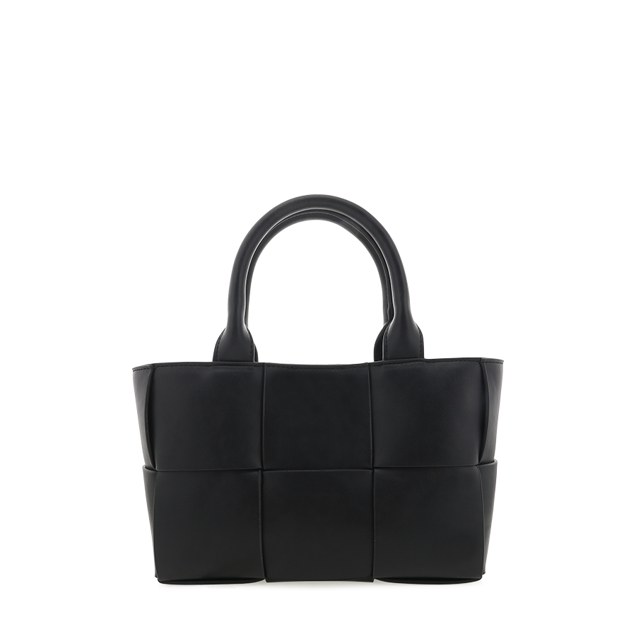 BINDY TOTE BAG - Large Black Canvas Shopping Bag for Women, Eco-Friendly Reusable Grocery Bag - Perfect for Shopping, Beach, Work & Travel