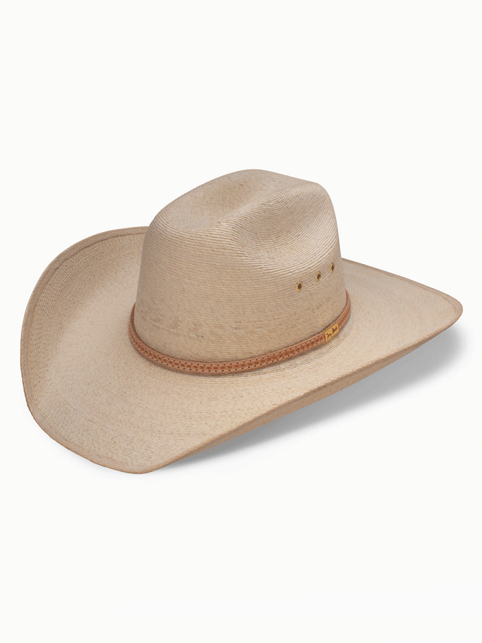 Resistol RSCTRL 804081 George Strait Cowboy Hat - Natural Palm Straw Centerline Design for Western Riders & Country Music Fans | Perfect for Rodeo, Concerts & Outdoor Events