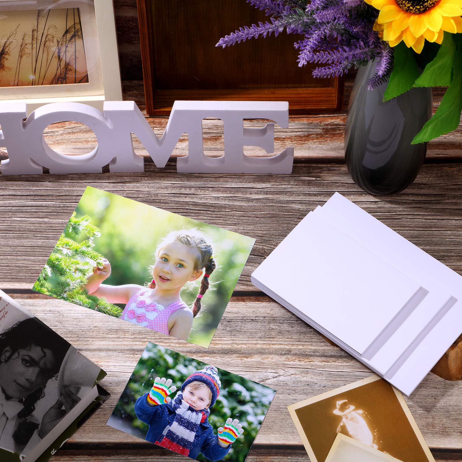 Premium Glossy Photo Paper for Printers - 60 Sheets Variety Pack (3.5x5, 4x6, 5x7 Inches) - High-Quality Photographic Printing Paper for Stunning Prints - Perfect for Photo Albums, Scrapbooking & Home Decor
